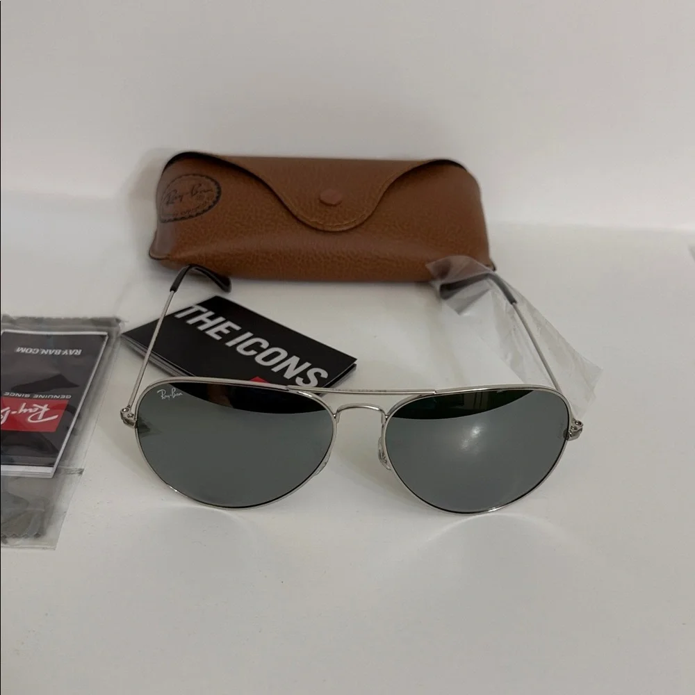 ray ban sunglasses Unisex RB3025 W3277 silver /silver mirrored